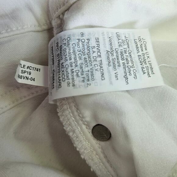 Madewell 9” High Waist Classic Skinny Jean in Pure White Denim 27 - Picture 13 of 13